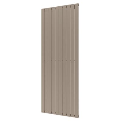 Designradiator Plieger Cavallino Retto Enkel 1666 Watt Middenaansluiting 200x75,4 cm Zandsteen