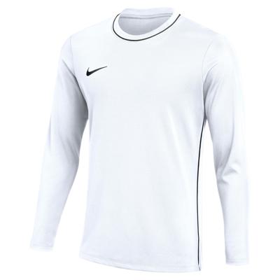 Nike Dri-FIT Park 26 Trainingsshirt Lange Mouwen Wit Zwart