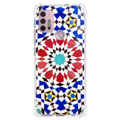 Motorola Moto G30 | G20 | G10 Anti-Shock Hoesje Mozaïek Motorola Moto G30 | G20 | G10 Anti-Shock Hoesje Mozaïek