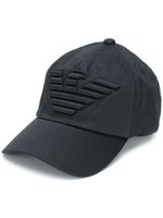 Emporio Armani casquette à logo brodé - Noir - thumbnail