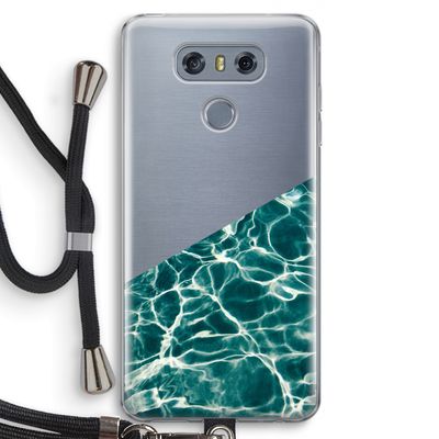 Weerkaatsing water: LG G6 Transparant Hoesje met koord