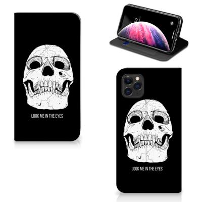Mobiel BookCase Apple iPhone 11 Pro Max Skull Eyes Mobiel BookCase Apple iPhone 11 Pro Max Skull Eyes