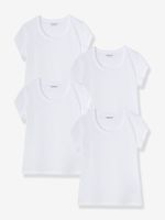 Set van 4 T-shirts wit - thumbnail
