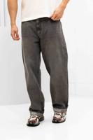 Label Garment Straight Leg Embroidered Jeans Heren Grijs - Maat 30 - Kleur: Grijs | Soccerfanshop