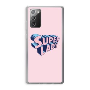 Superlady: Samsung Galaxy Note 20 / Note 20 5G Transparant Hoesje