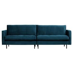 BePureHome Rodeo Classic 3-zitsbank - Velvet - Blauw