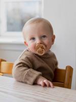 Set van 2 BIBS Bohème-fopspenen, maat 2 van 6 tot 18 maanden zandbeige
