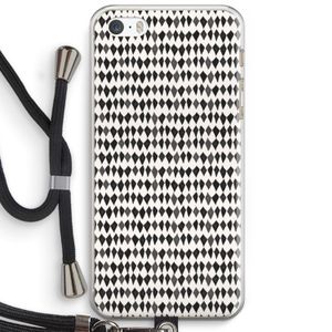 Crazy shapes: iPhone 5 / 5S / SE Transparant Hoesje met koord