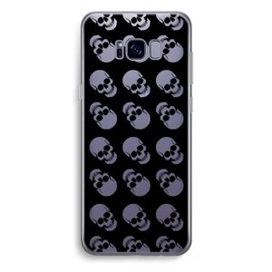 Musketon Skulls: Samsung Galaxy S8 Plus Transparant Hoesje