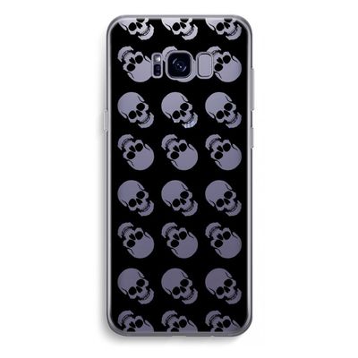 Musketon Skulls: Samsung Galaxy S8 Plus Transparant Hoesje