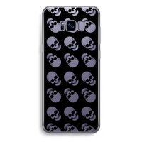 Musketon Skulls: Samsung Galaxy S8 Plus Transparant Hoesje