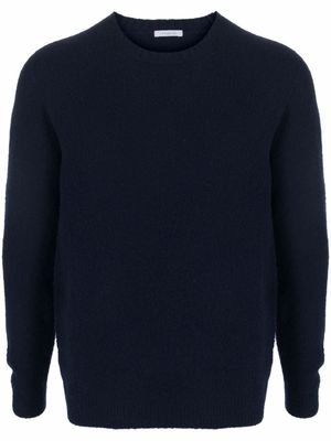 Malo pull en maille à col ras du cou - Bleu
