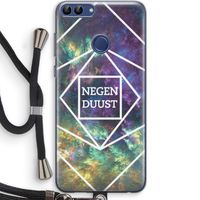 Negenduust ruimte: Huawei P Smart (2018) Transparant Hoesje met koord