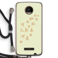 Falling Leaves: Motorola Moto Z Force Transparant Hoesje met koord