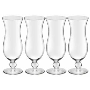 Royal Leerdam grote Cocktailglazen Hawaii - 4x stuks - glas - 440 ml - Pina Colada en meer