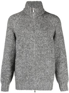 Brunello Cucinelli cardigan zippé à manches raglan - Gris