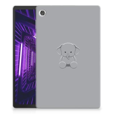 Lenovo Tab M10 Plus Tablet Back Cover Grijs Baby Olifant