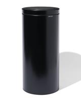 HEMA Brabantia Touch Bin Flat Top Prullenbak 30L Matt Black Zwart (zwart)