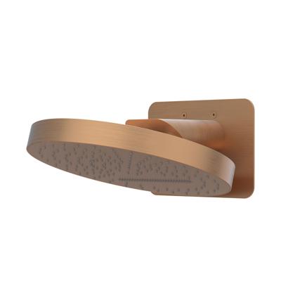 Hoofddouche IVY HALO Wandmodel Inc. Wandbeugel en Inbouwbox 32 cm Geborsteld Mat Koper PVD Hoofddouche IVY HALO Wandmodel Inc. Wandbeugel en Inbouwbox 32 cm Geborsteld Mat Koper PVD