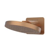 Hoofddouche IVY HALO Wandmodel Inc. Wandbeugel en Inbouwbox 32 cm Geborsteld Mat Koper PVD