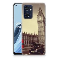 OPPO Reno 7 5G | Find X5 Lite Siliconen Back Cover Londen - thumbnail