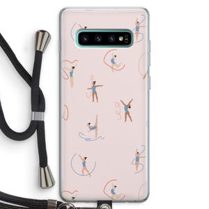 Dancing #3: Samsung Galaxy S10 Plus Transparant Hoesje met koord