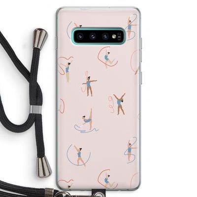 Dancing #3: Samsung Galaxy S10 Plus Transparant Hoesje met koord