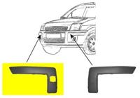BUMPERLIJST RECHTS BUMPER Grijs 1811582