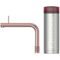 Quooker Front Keukenkraan Set - Kokend Warm- en Koud Water - Rosé Koper - Inclusief PRO3 Reservoir