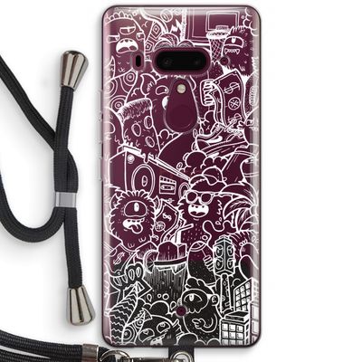 Vexx City #2: HTC U12+ Transparant Hoesje met koord