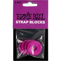 Ernie Ball 5618 Strap Blocks Purple (4 stuks)
