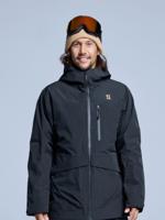 Poederbaas Ski-jas Heren Freeride 3L Hardshell Zwart-L Poederbaas Ski-jas Heren Freeride 3L Hardshell Zwart-L