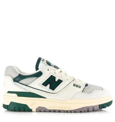 New Balance - 550 | sea salt marsh green Leer Unisex