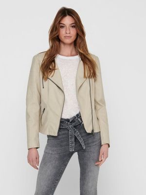 ONLY coated bikerjack Ava off white