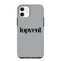 Topvent Grijs Zwart: iPhone 12 mini Tough Case