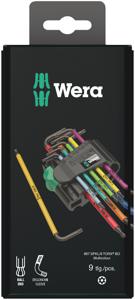 Wera 967 SPKL/9 TORX® BO Multicolour Stiftsleutelset, BlackLaser, 9 -delig - 1 stuk(s) - 05073599001