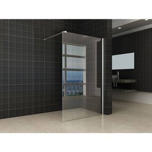 Inloopdouche Met Muurprofiel 120X200 cm En 10 mm Nano Anti Kalk Glas Aqua Splash