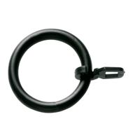 Leen Bakker - 12 Ringen Ø16mm - Metaal - Zwart