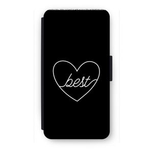 Best heart black: iPhone 8 Plus Flip Hoesje