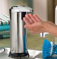 Luxe Automatische Zeepdispenser Touch Free Soap Dispenser RVS Look - thumbnail