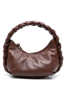 Hereu sac porté épaule Espiga Shiny en cuir - Marron