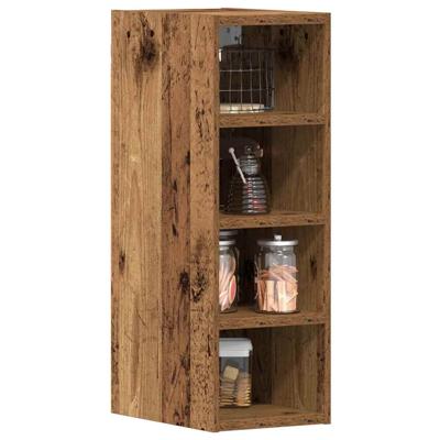 Hangkast Riga 20x29,5x60 cm bewerkt hout oud houtkleurig