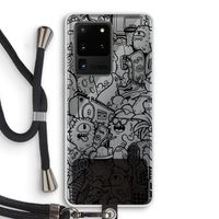 Vexx Black City : Samsung Galaxy S20 Ultra Transparant Hoesje met koord