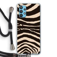 Arizona Zebra: Samsung Galaxy A32 4G Transparant Hoesje met koord