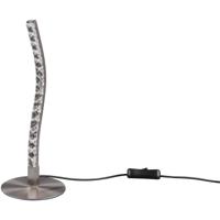 LED Tafellamp - Trion Ivel - 3.5W - Warm Wit 3000K - 1 lichtpunt - Mat Nikkel - Metaal LED Tafellamp - Trion Ivel - 3.5W - Warm Wit 3000K - 1 lichtpunt - Mat Nikkel - Metaal