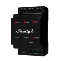 Shelly Pro 3 Schakelactor WiFi, Bluetooth - thumbnail