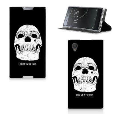 Mobiel BookCase Sony Xperia L1 Skull Eyes Mobiel BookCase Sony Xperia L1 Skull Eyes