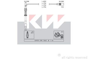 Kw Bougiekabelset 360 489