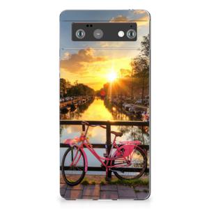 Google Pixel 6 Siliconen Back Cover Amsterdamse Grachten