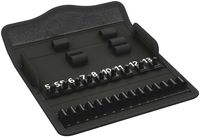 Wera Vouwetui voor Kraftform Micro-sets met hoogstens 12 delen, leeg, 235 x 115 mm - 1 stuk(s) - 05136468001